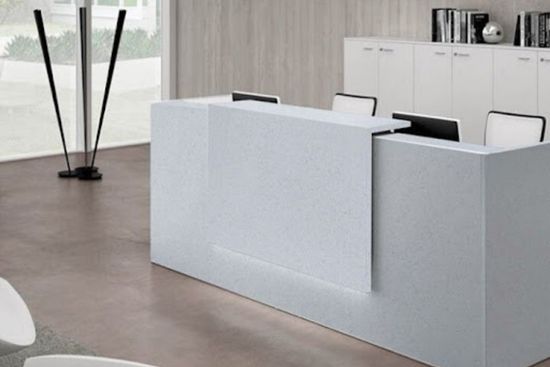 Sparkle White Quartz for Reception desk Sparkle White Quartz for Reception desk